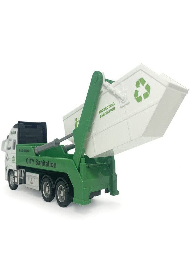 SHIPEASE شاحنة تنظيف تعمل بالاحتكاك من SHIPEASE، لعبة للأطفال من عمر 3 سنوات فما فوق، مصنوعة من سبيكة معدنية مصبوبة، هدية عيد ميلاد (متعددة الألوان). - Image 3